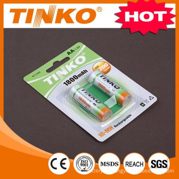 NI-MH rechargeable battery Size AA 1800MAH 1.2v